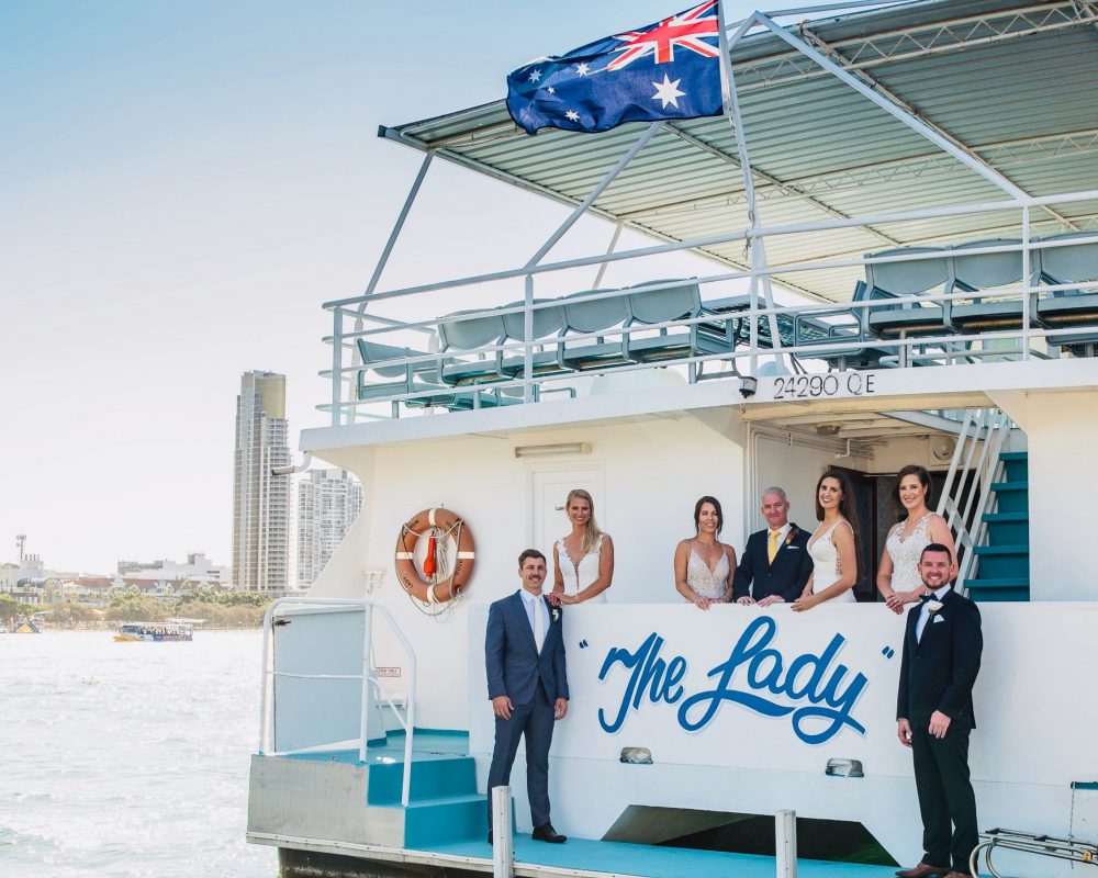 Gold Coast Cruises pop-up wedding package